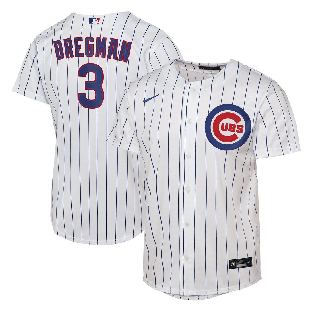 Alex Bregman Chicago Cubs Youth Home Jersey - White