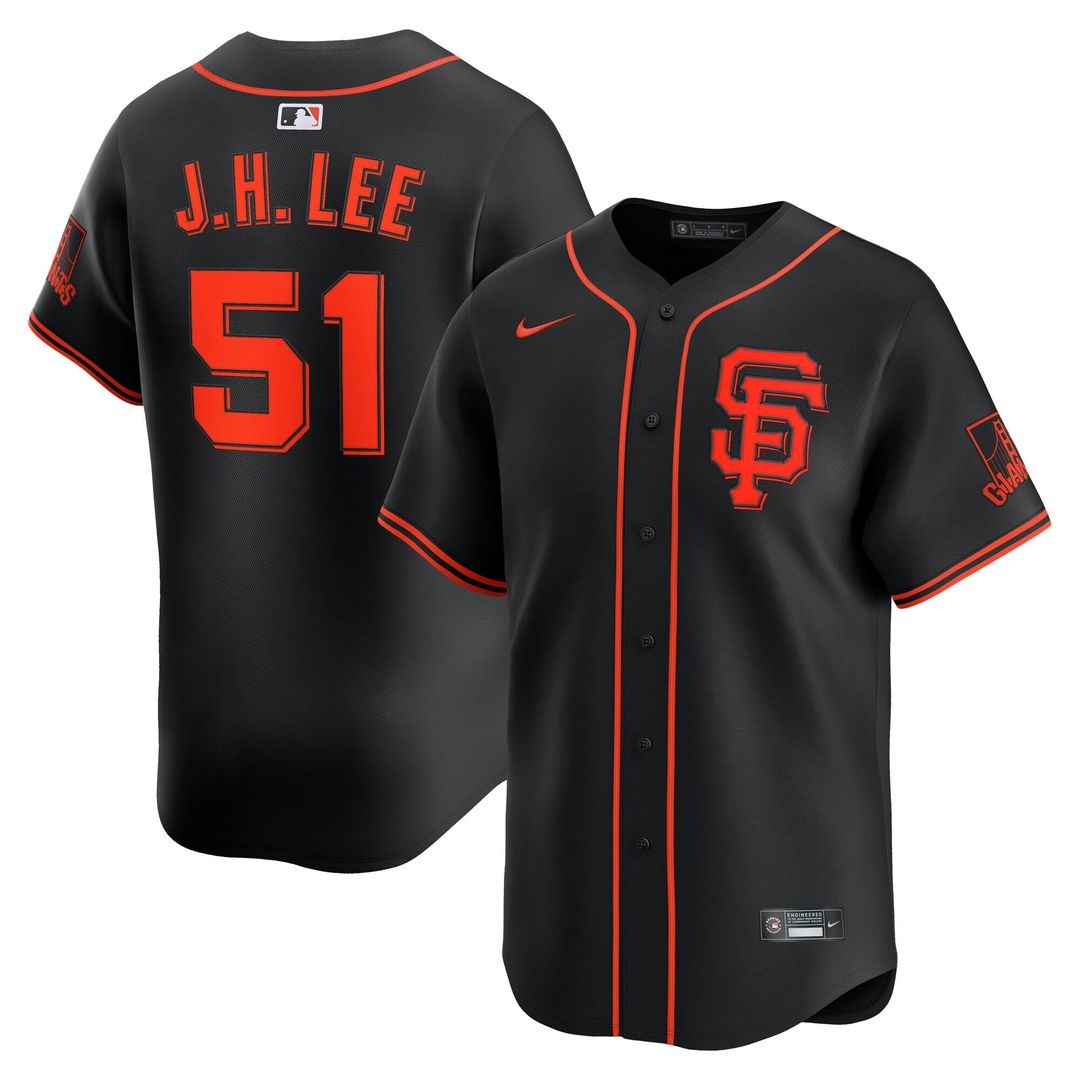 Jung Hoo Lee San Francisco Giants Alternate Jersey - Black