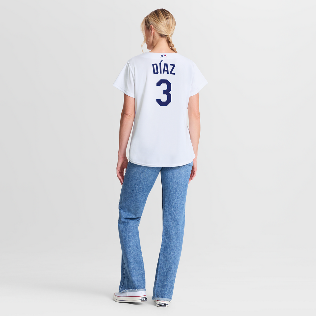 Edwin Díaz Los Angeles Dodgers Women's Home Jersey - White