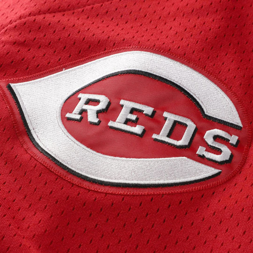 Barry Larkin Cincinnati Reds Throwback Cooperstown Mesh Jersey - Red