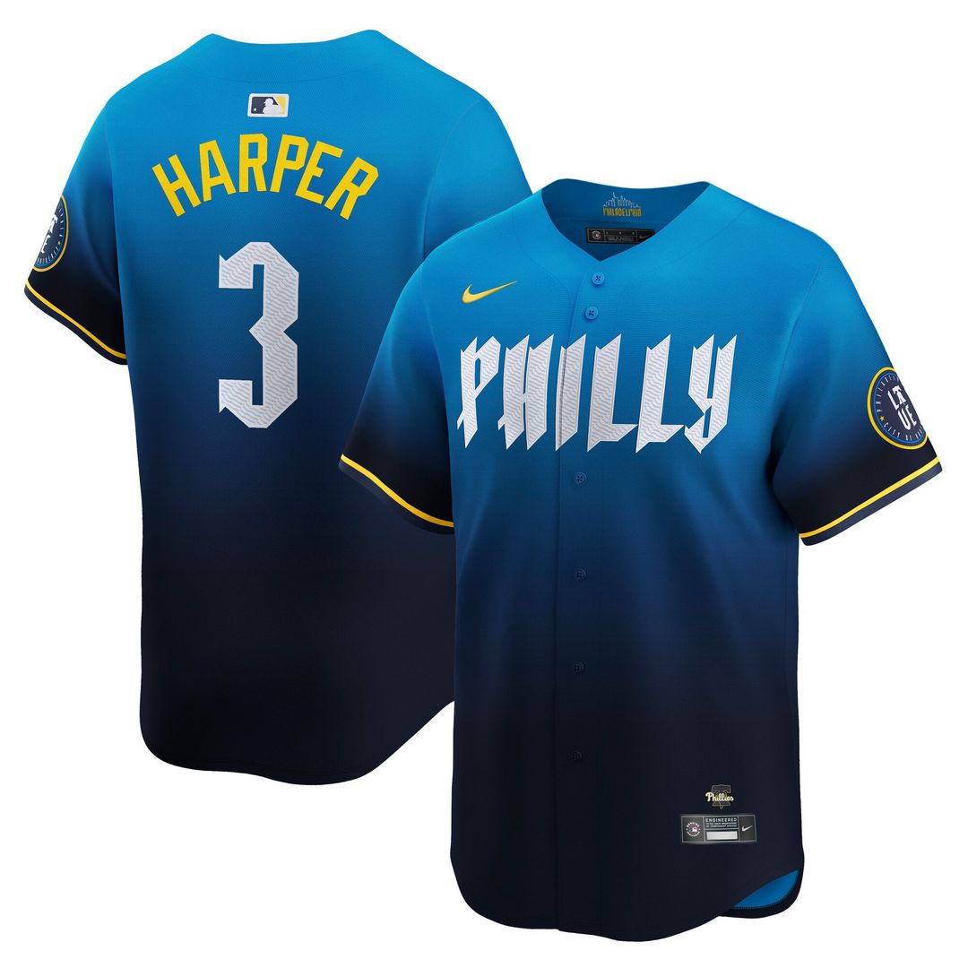 Bryce Harper Philadelphia Phillies Jersey - Blue