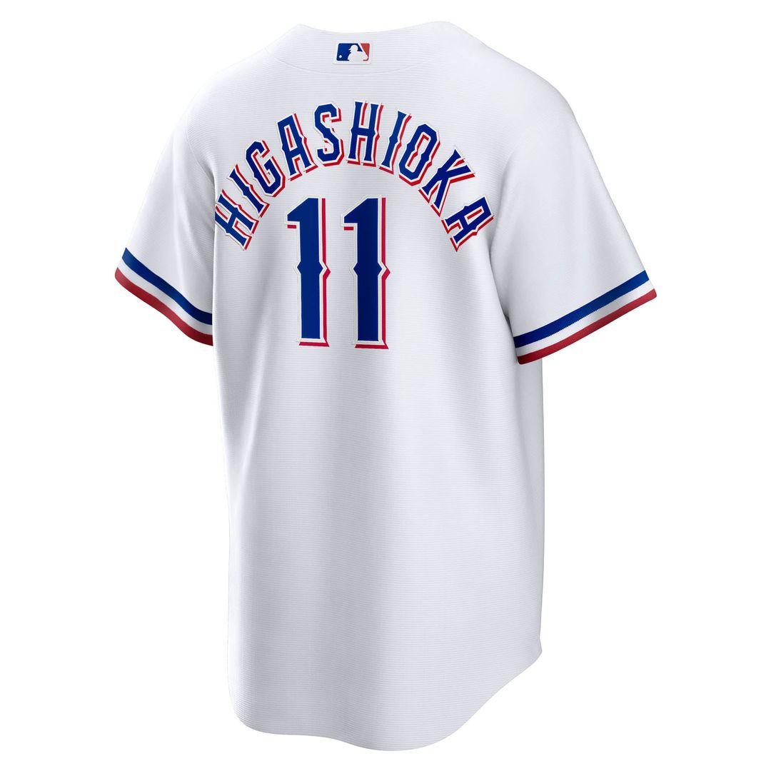 Kyle Higashioka Texas Rangers Home Jersey - White
