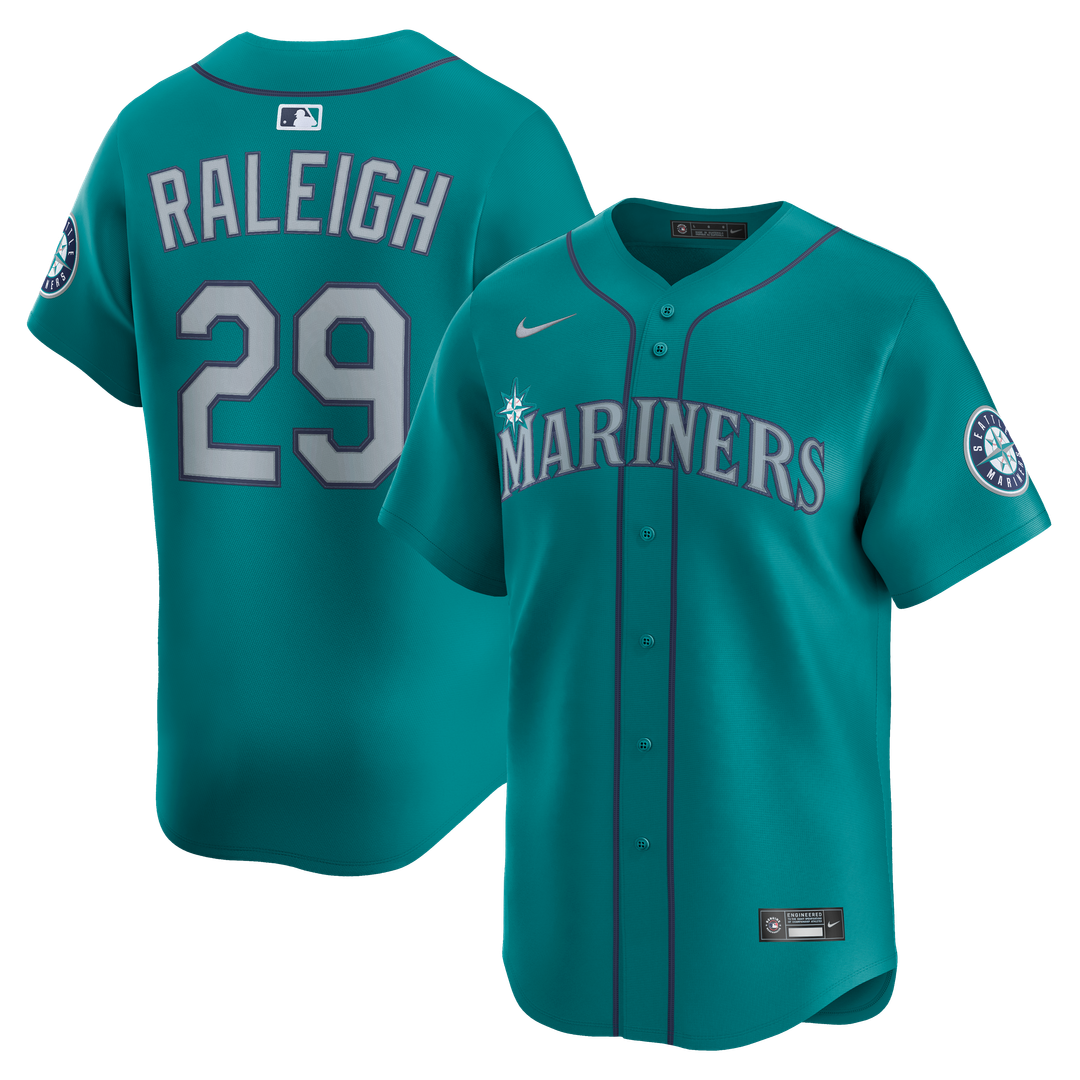 Cal Raleigh Seattle Mariners Home Jersey - White