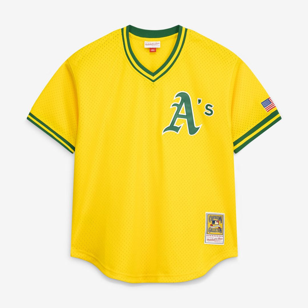 Rickey Henderson Athletics Authentic Jersey - Yellow