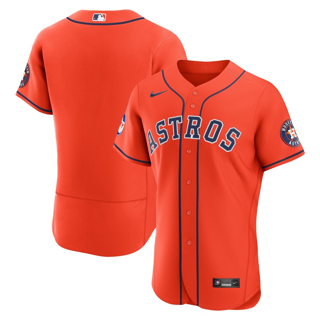 Houston Astros Alternate Sponsor Patch Jersey - Navy
