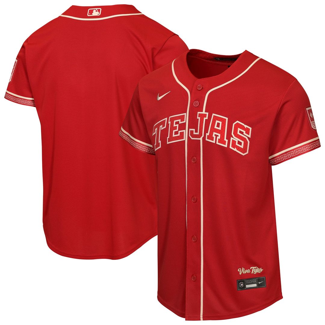 Texas Rangers Youth 2026 Jersey - Red