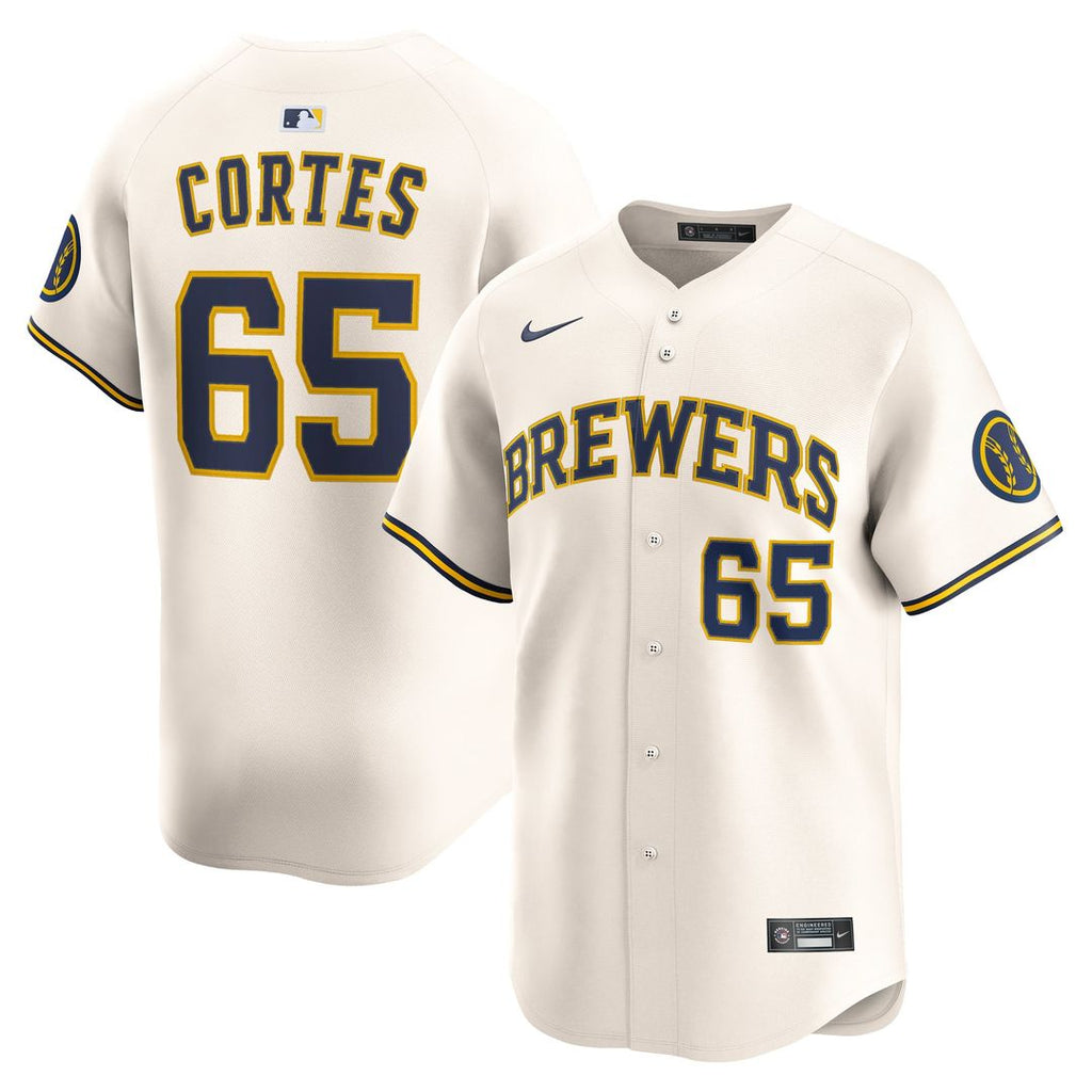 Nestor Cortes Milwaukee Brewers Home Jersey - Cream