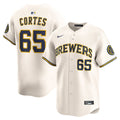 Nestor Cortes Milwaukee Brewers Home Jersey - Cream