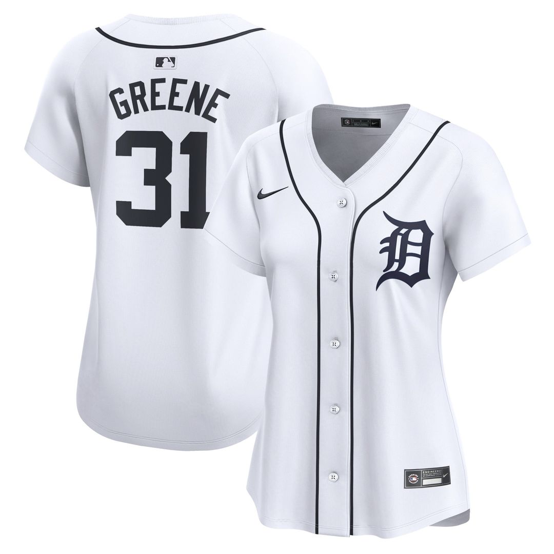 Riley Greene Detroit Tigers Women's Home Jersey - White
