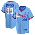 Spencer Strider Atlanta Braves 2026 Jersey - Powder Blue