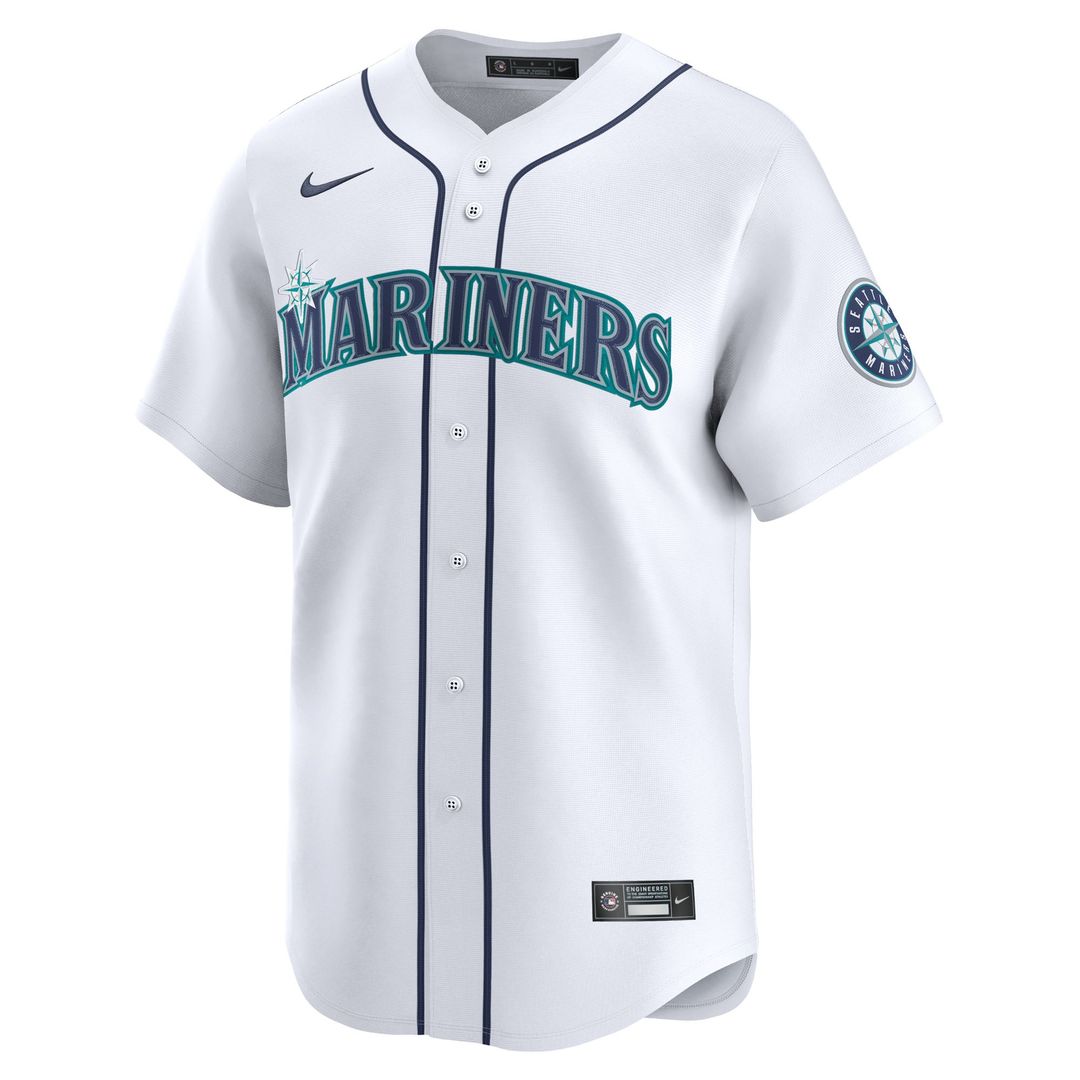 Cal Raleigh Seattle Mariners Home Jersey - White