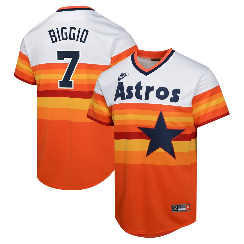 Craig Biggio Houston Astros Youth Jersey - White