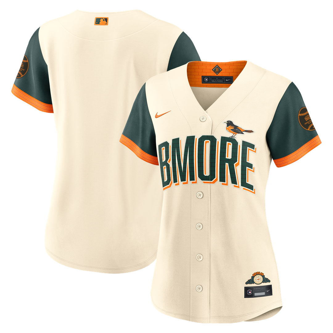 Baltimore Orioles Women's 2026 Jersey - Cream