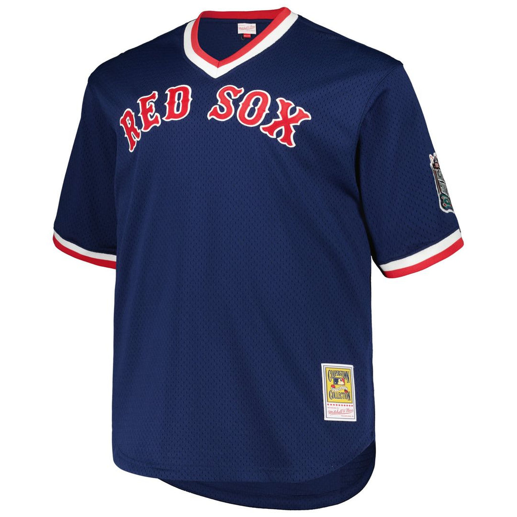Pedro Martinez Boston Red Sox 1999 Mesh Pullover Jersey - Navy