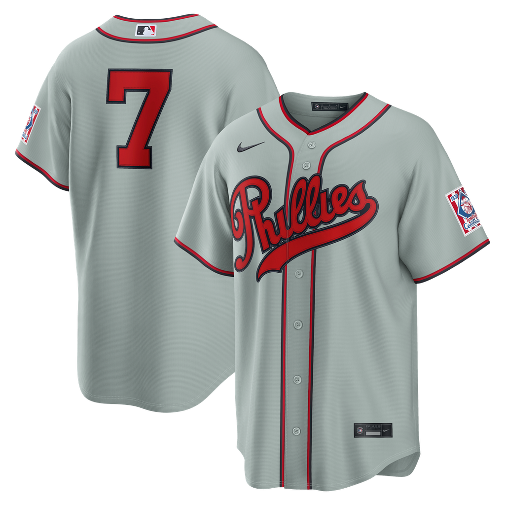 Trea Turner Philadelphia Phillies 2026 Field of Dreams Jersey - Gray