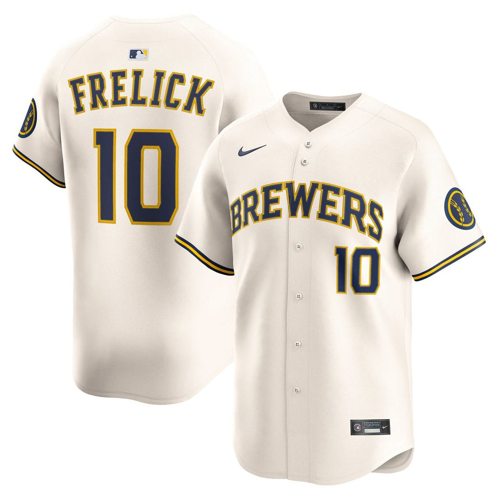 Sal Frelick Milwaukee Brewers Home Jersey - Cream