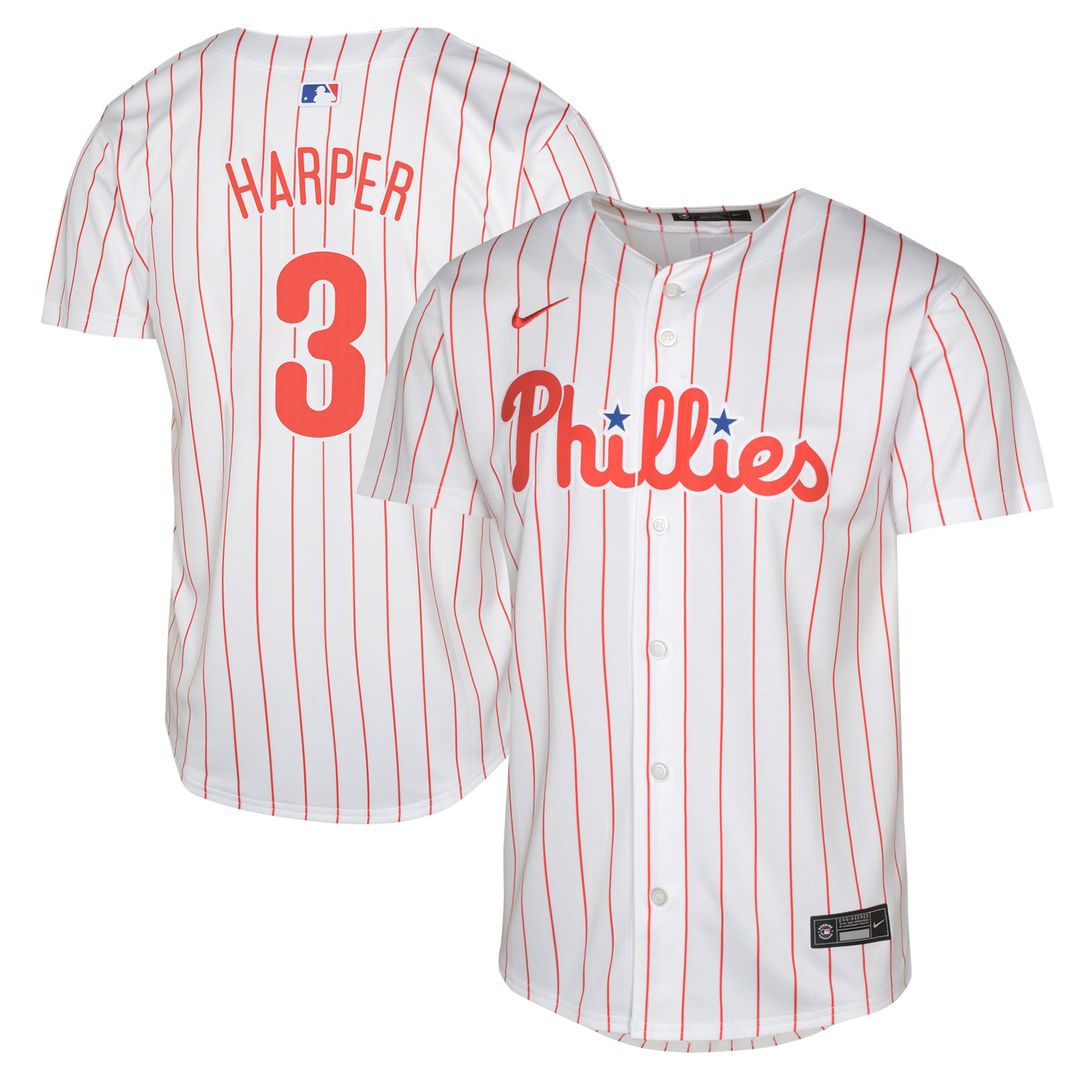 Bryce Harper Philadelphia Phillies Youth Jersey - White