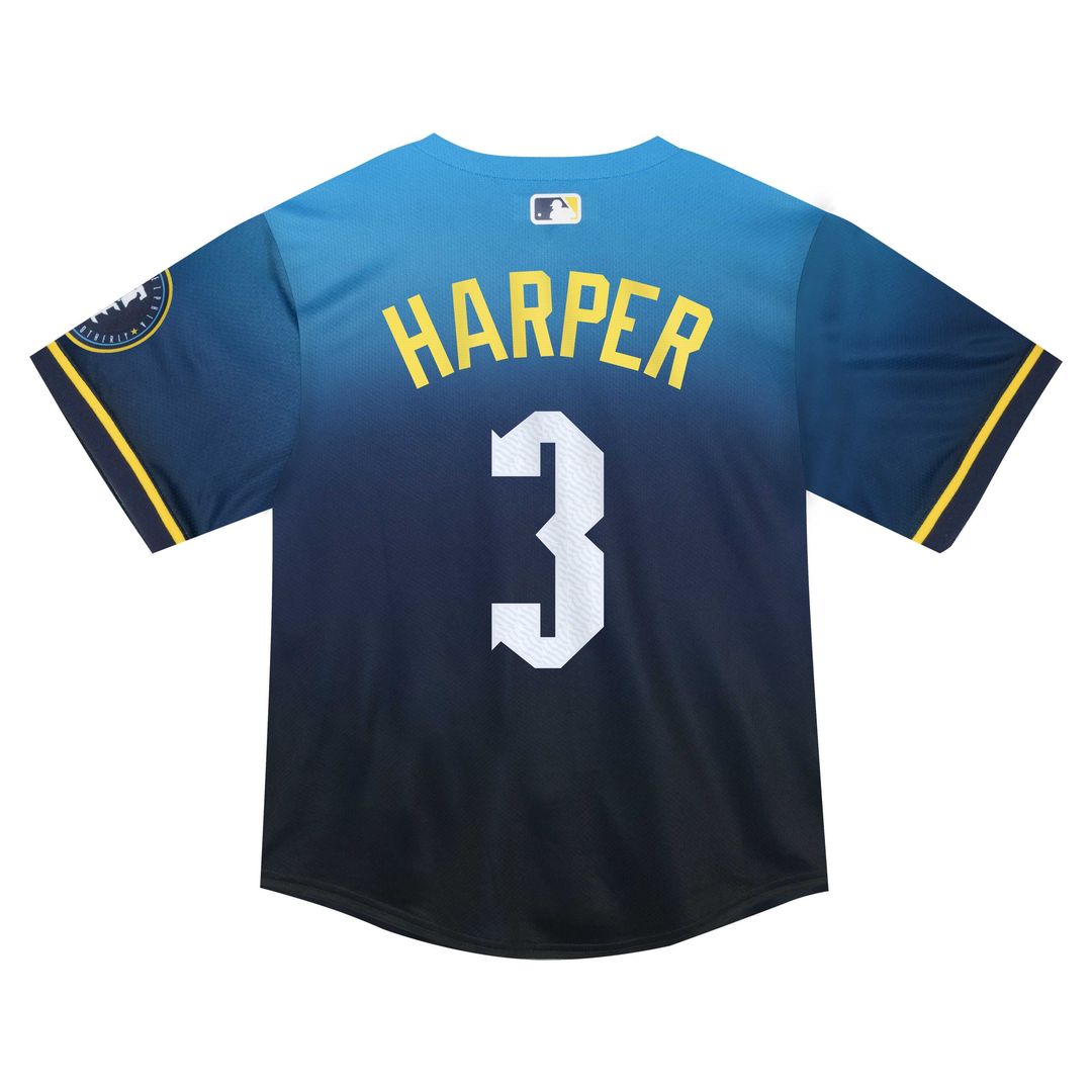 Bryce Harper Philadelphia Phillies Toddler 2024 Jersey - Blue