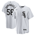 Seranthony Domínguez Chicago White Sox Home Jersey - White