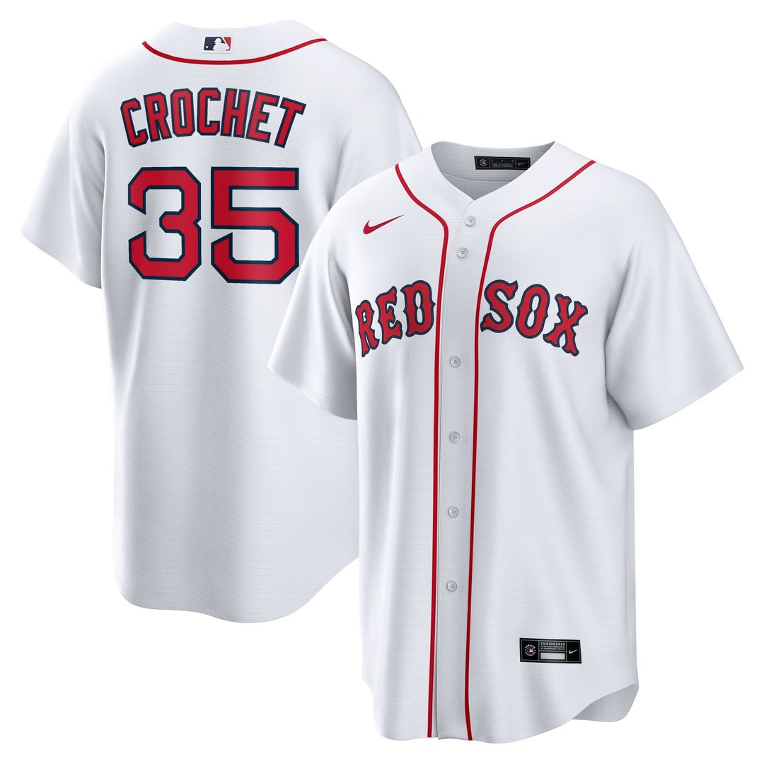 Garrett Crochet Boston Red Sox Home Jersey - White