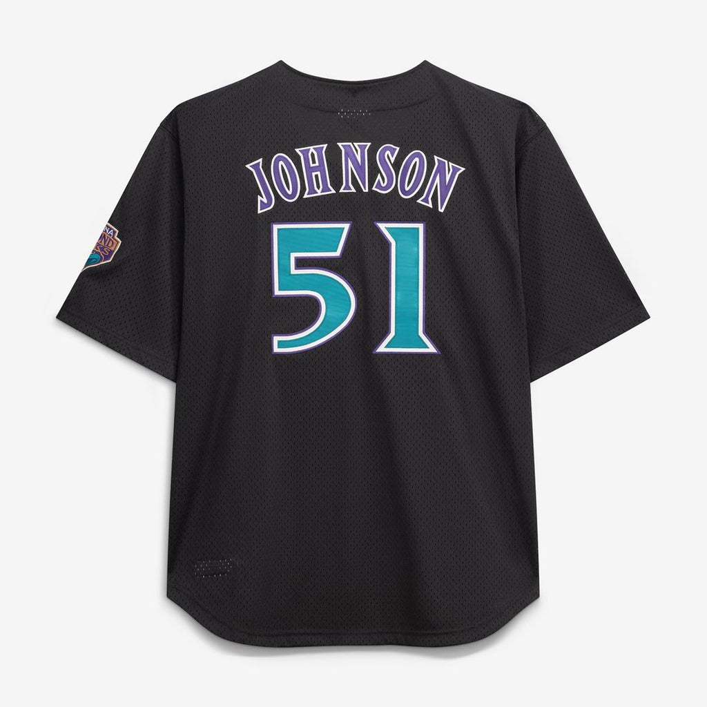 Randy Johnson Arizona Diamondbacks Big & Tall Cooperstown Mesh Jersey - Black