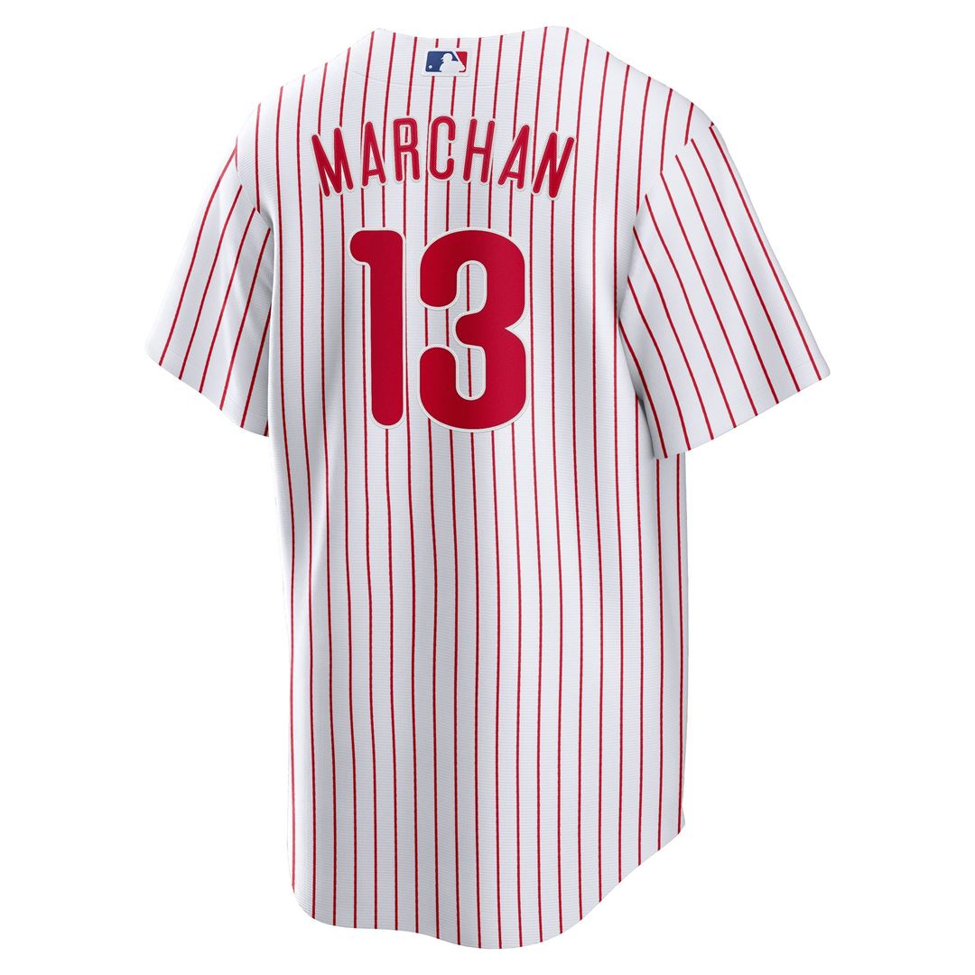 Rafael Marchán Philadelphia Phillies Home Jersey - White