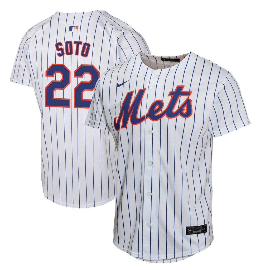 Juan Soto New York Mets Youth Home Jersey - White