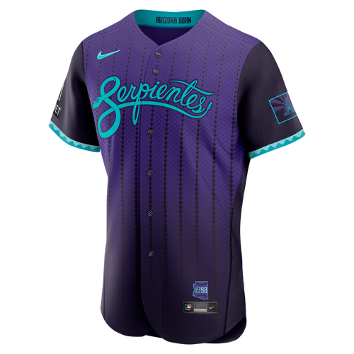 Arizona Diamondbacks Authentic Sponsor Patch Jersey - Purple