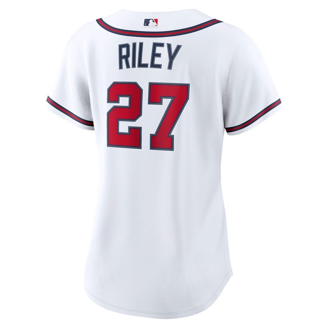 Austin Riley Atlanta Braves Women's Home Jersey - White