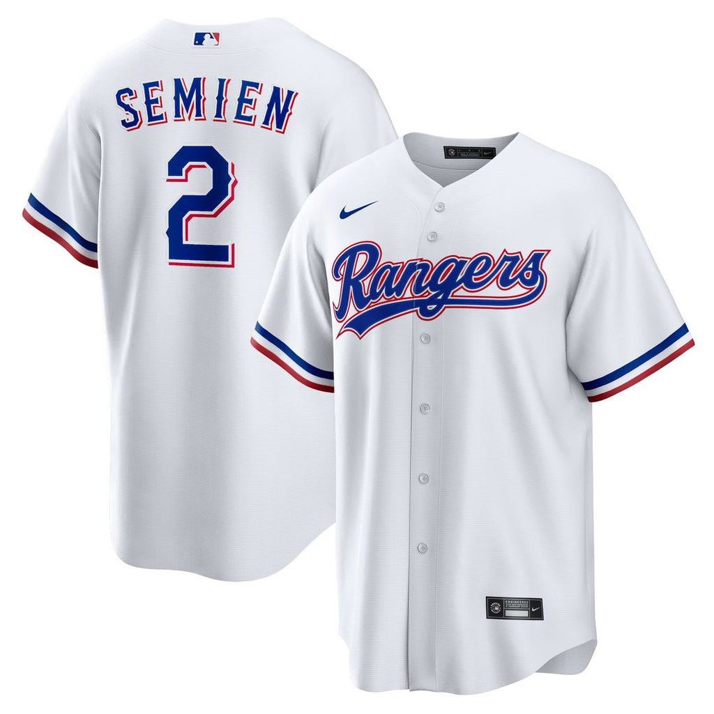 Marcus Semien Texas Rangers Youth Home Replica Player Jersey - White