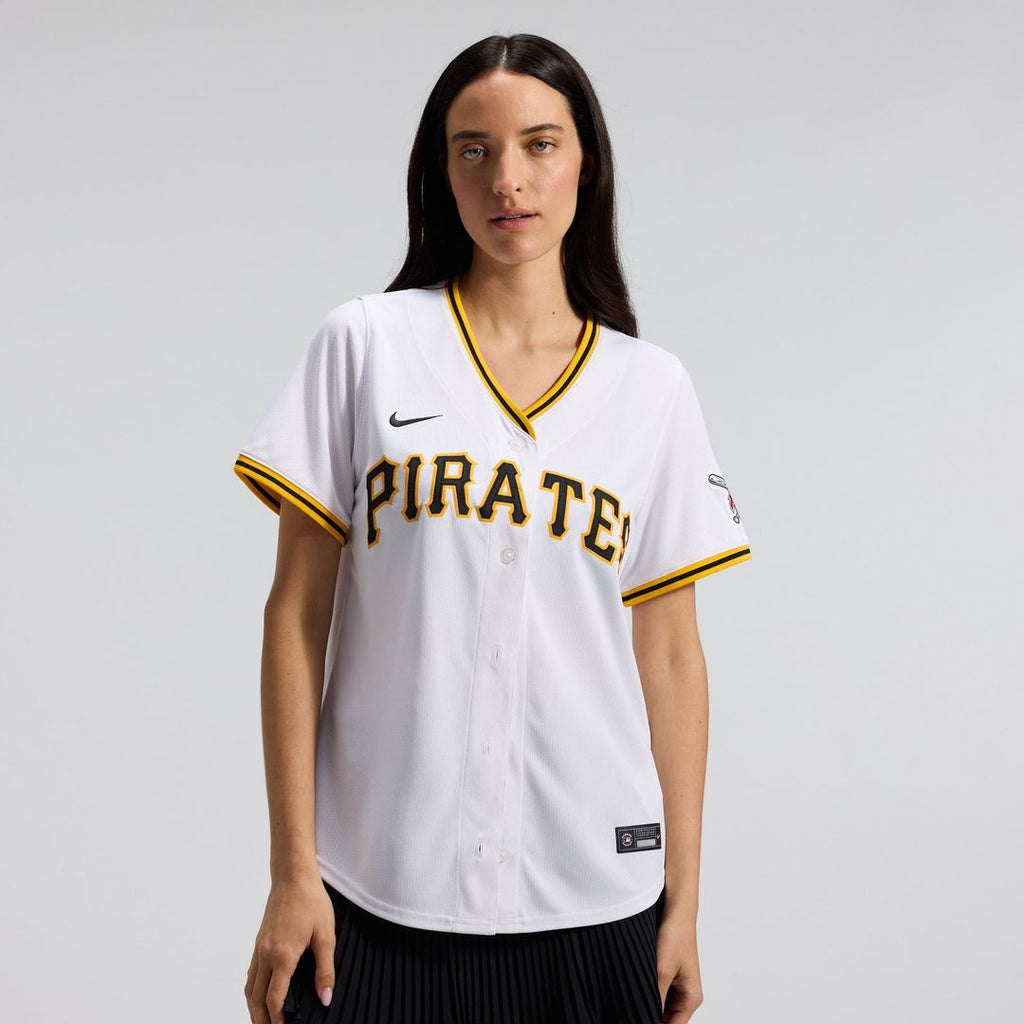 Pittsburgh Pirates Women's Home Jersey - White
