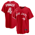 George Springer Toronto Blue Jays Canada Day Jersey - Red