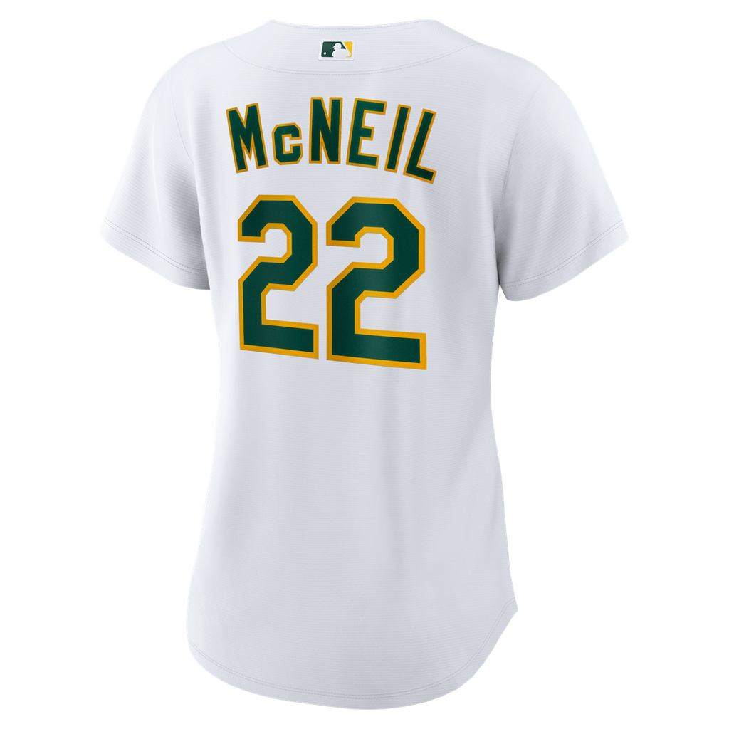 Jeff McNeil Athletics Women's Home Jersey - White