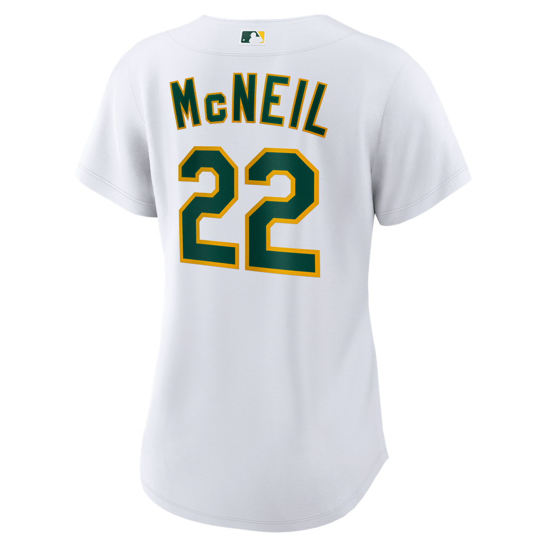 Jeff McNeil Athletics Women's Home Jersey - White