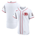 Cincinnati Reds Home Sponsor Patch Jersey - White