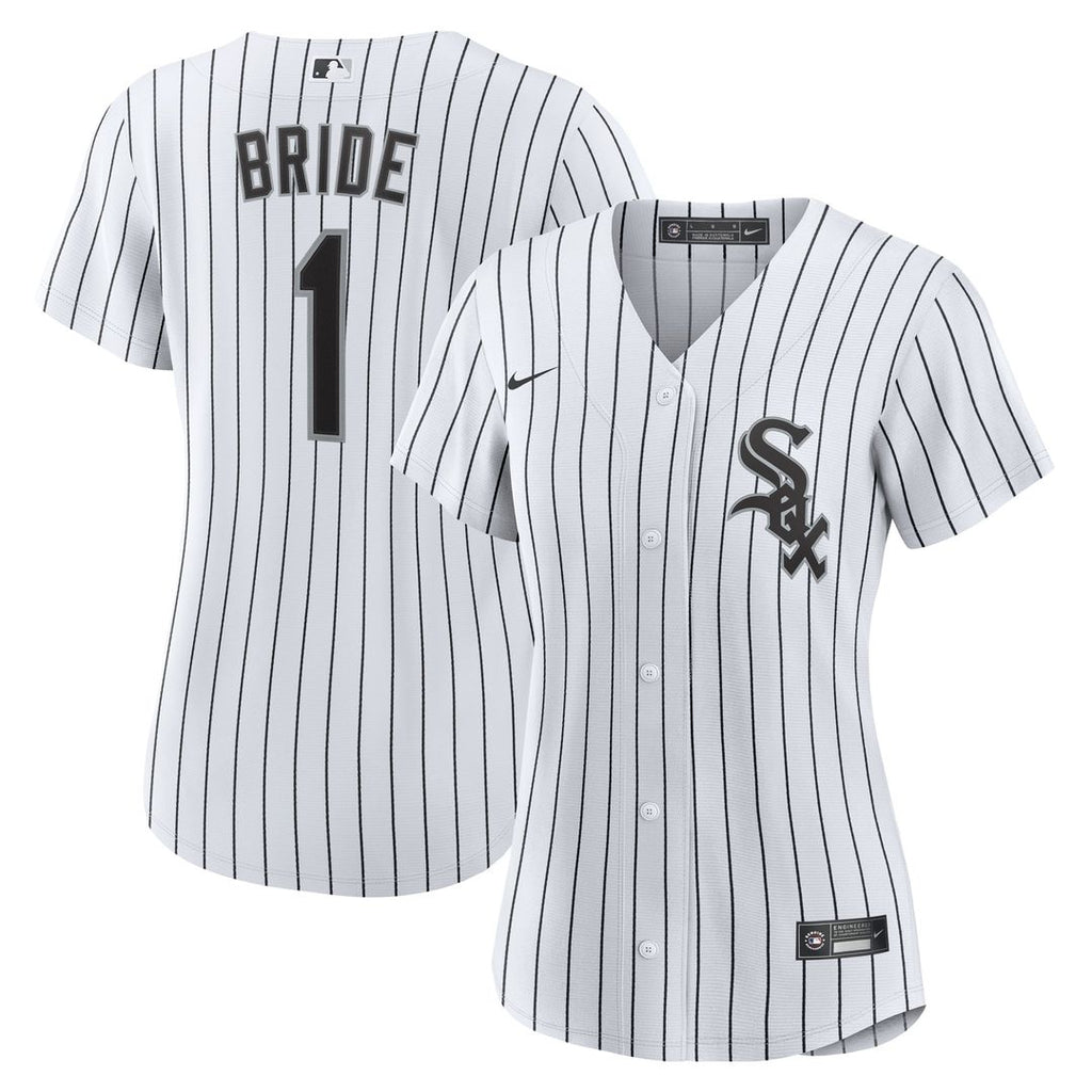 Chicago White Sox Women's #1 Bride Home Jersey - White