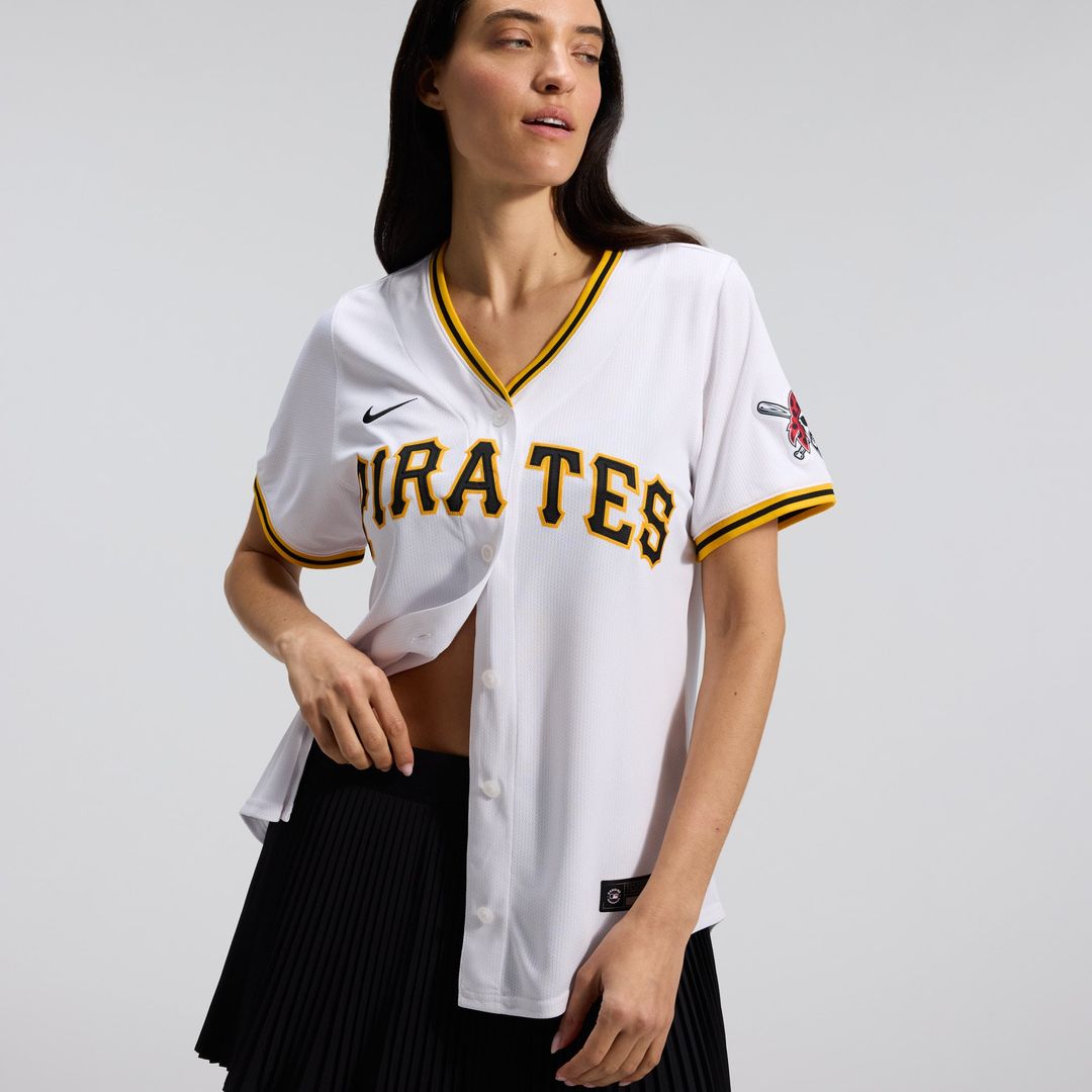 Pittsburgh Pirates Women's Home Jersey - White