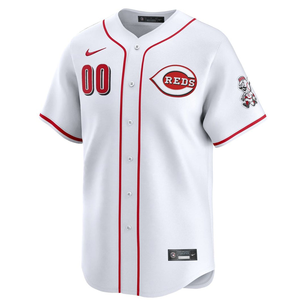 Cincinnati Reds Home Limited Custom Jersey - White