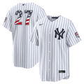 Fourth of July New York Yankees Giancarlo Stanton White USA 250 Jersey