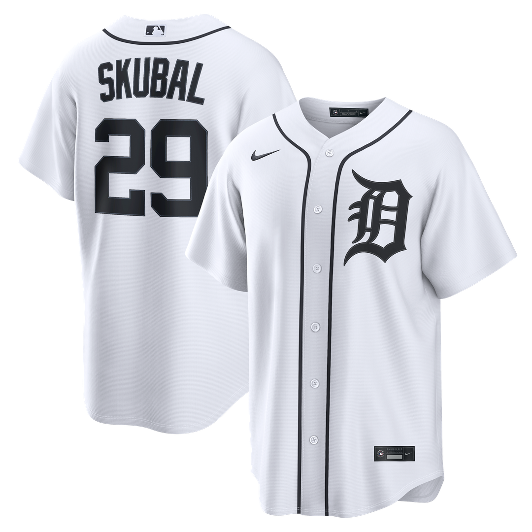 Tarik Skubal Detroit Tigers Home Jersey - White