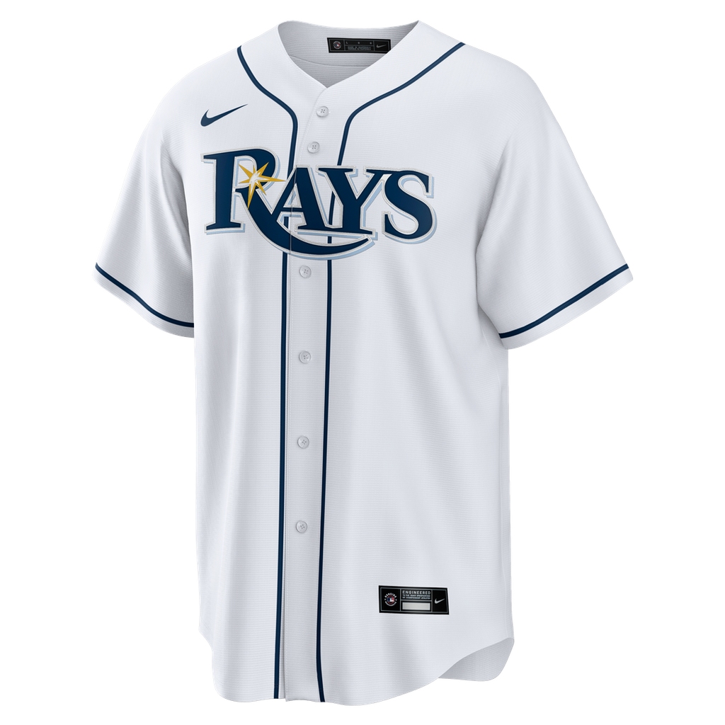 Tampa Bay Rays Home Big & Tall Jersey - White