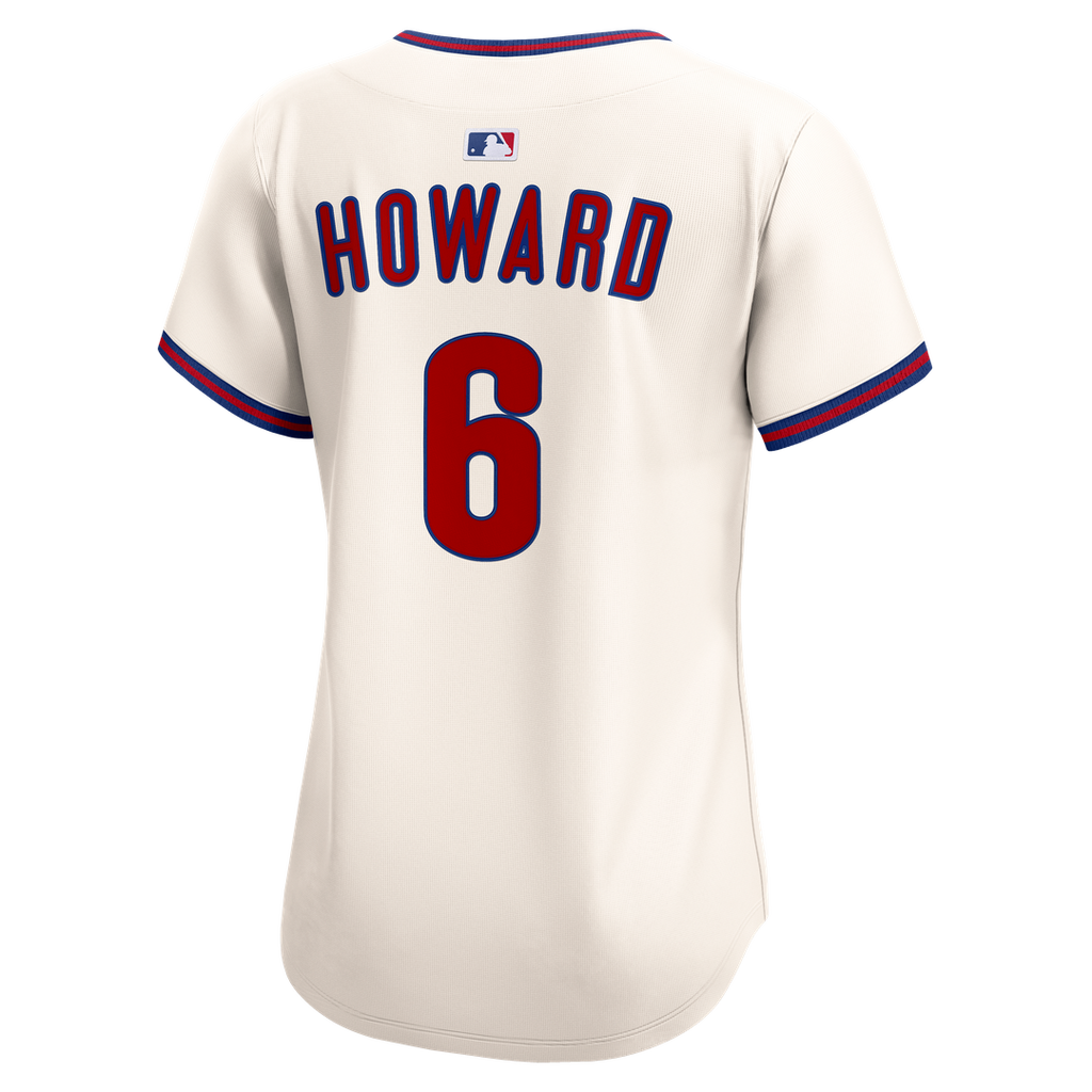 Ryan Howard Philadelphia Phillies Women's Jersey - White
