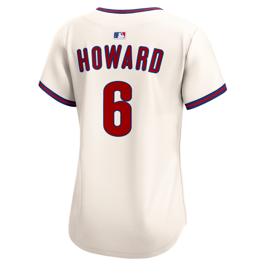 Ryan Howard Philadelphia Phillies Women's Jersey - White
