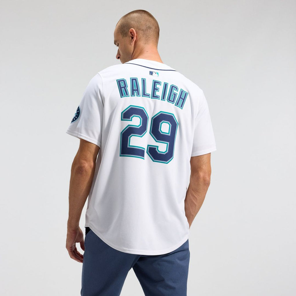 Cal Raleigh Seattle Mariners Home Jersey - White