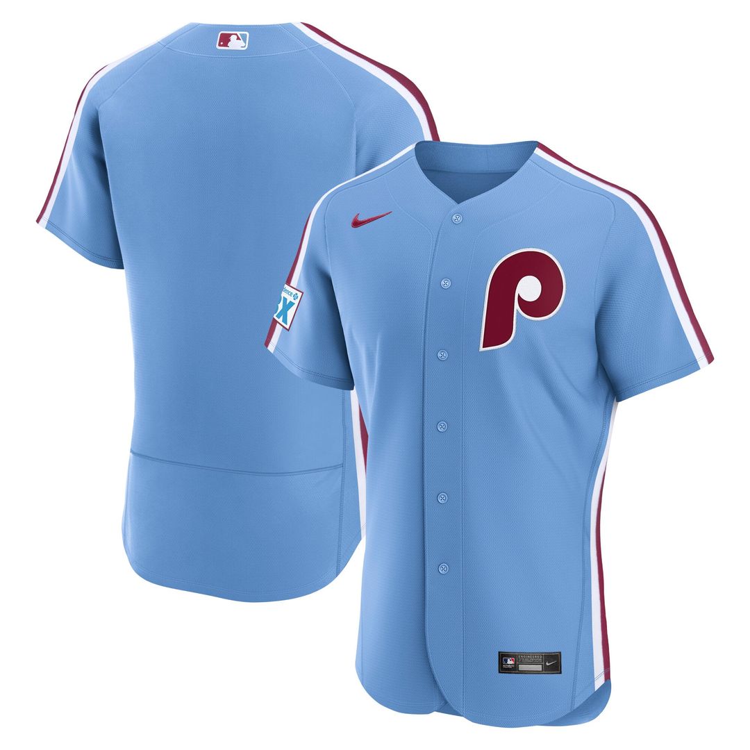 Philadelphia Phillies Home Sponsor Patch Jersey - White