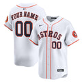 Houston Astros Youth Home Custom Jersey - White