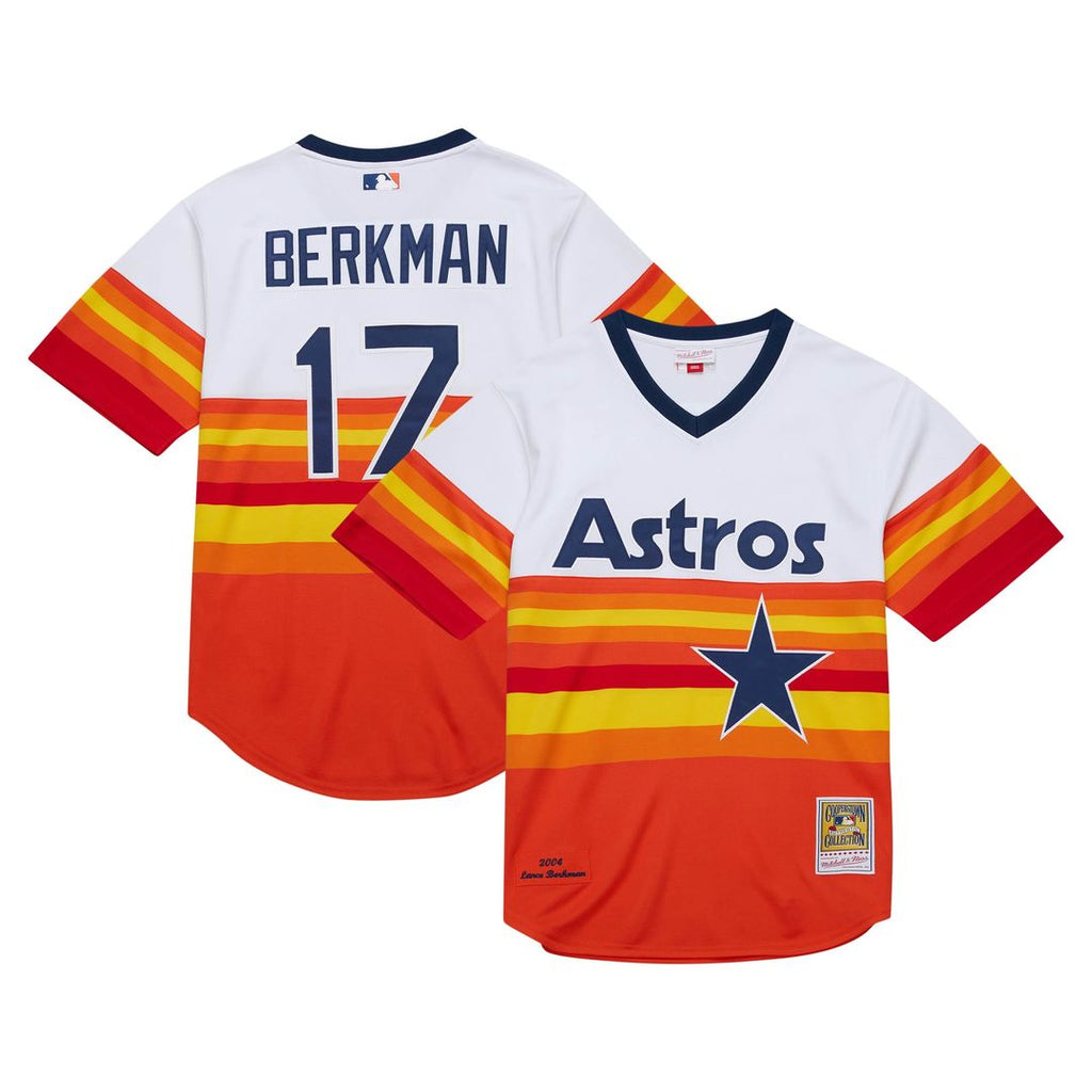Lance Berkman Houston Astros 2004 Authentic Throwback Jersey - White