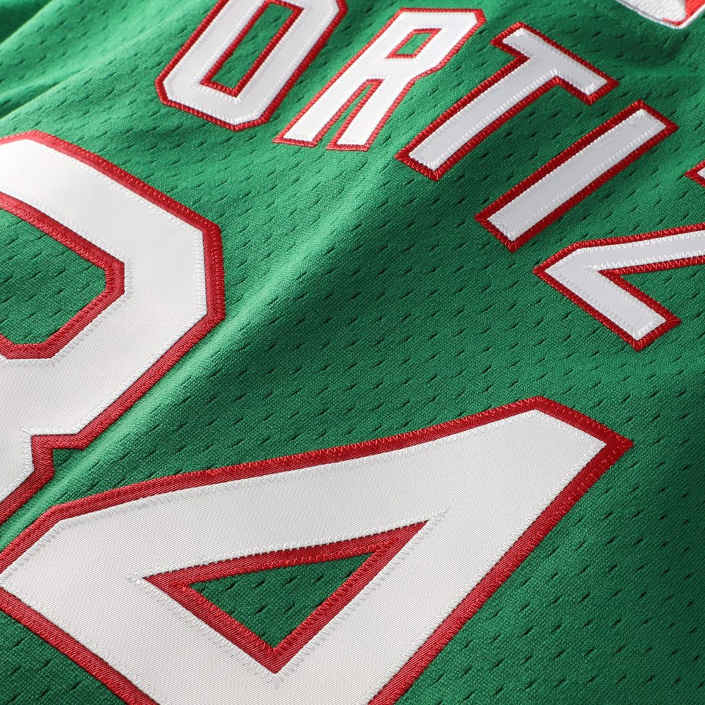 David Ortiz Boston Red Sox Big & Tall Mesh Jersey - Kelly Green