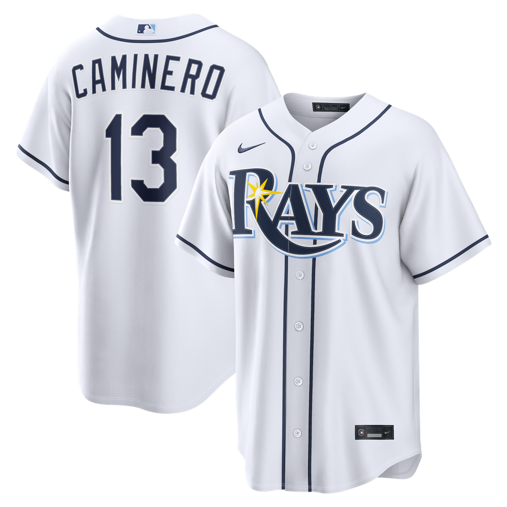 Junior Caminero Tampa Bay Rays Home Jersey - White