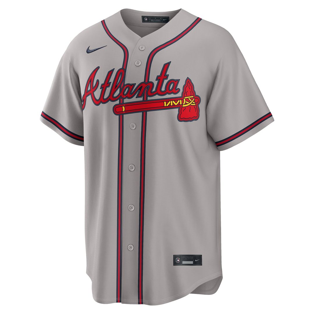 Atlanta Braves Road Jersey - Gray